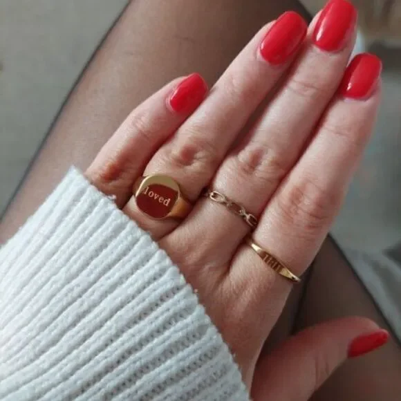 11:11 Lucky Minimalist Gold Ring - Picture 5 of 5